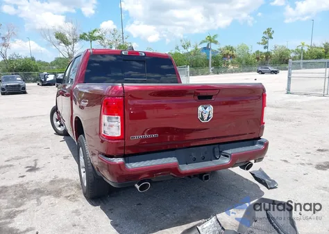 2021 Ram 1500 Big Horn 4X2 5'7 Box из США, поврежденный, VIN 1C6RREFT6MN794188